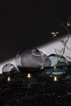 Outlet GLOBE Vase m. Fod H, Stue|Vaser