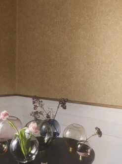 Online AYTM GLOBE Vase m. Fod H, Rosa/Guld