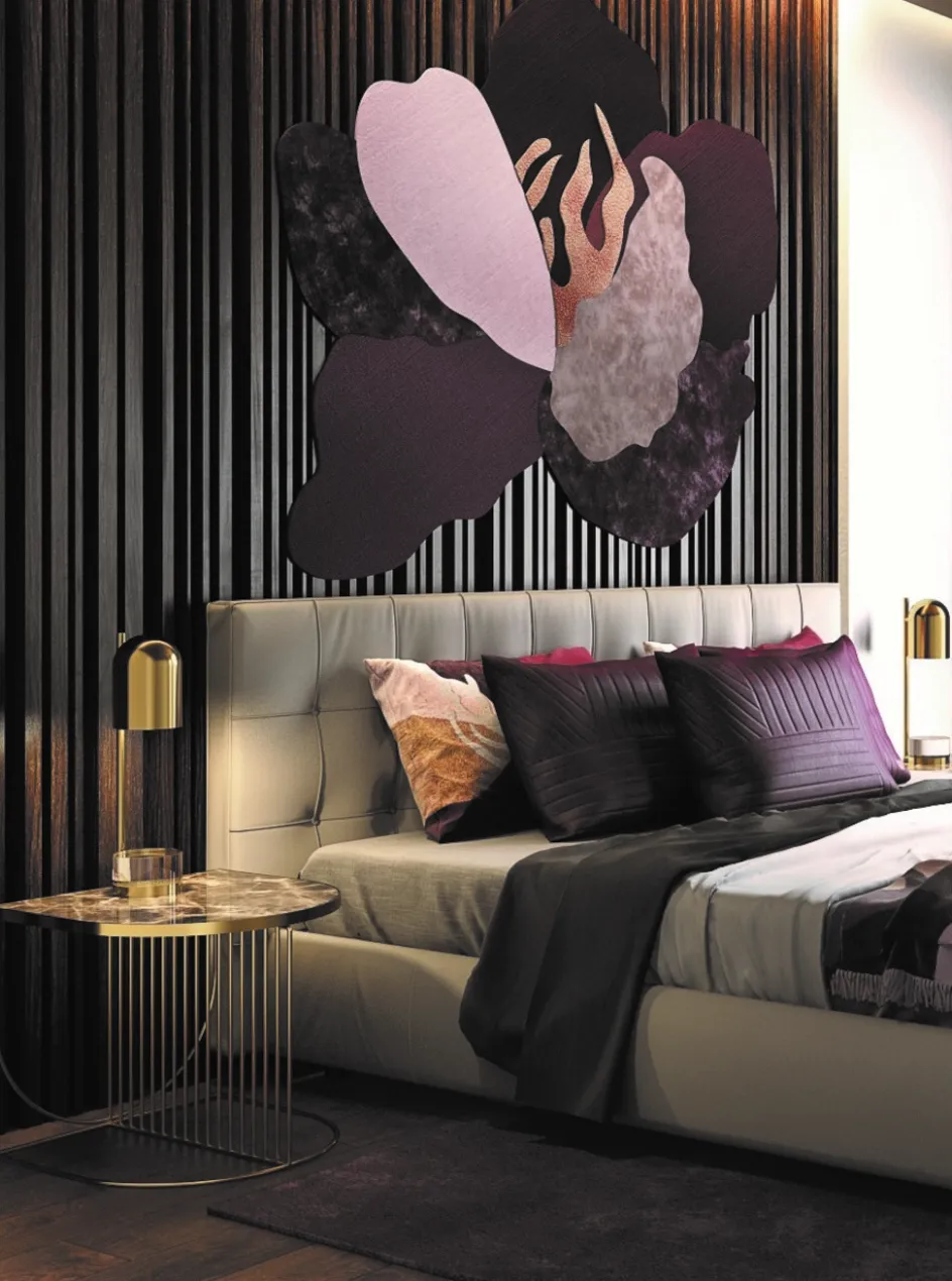 AYTM LUCEO Bordlampe H50 cm, Guld/Klar