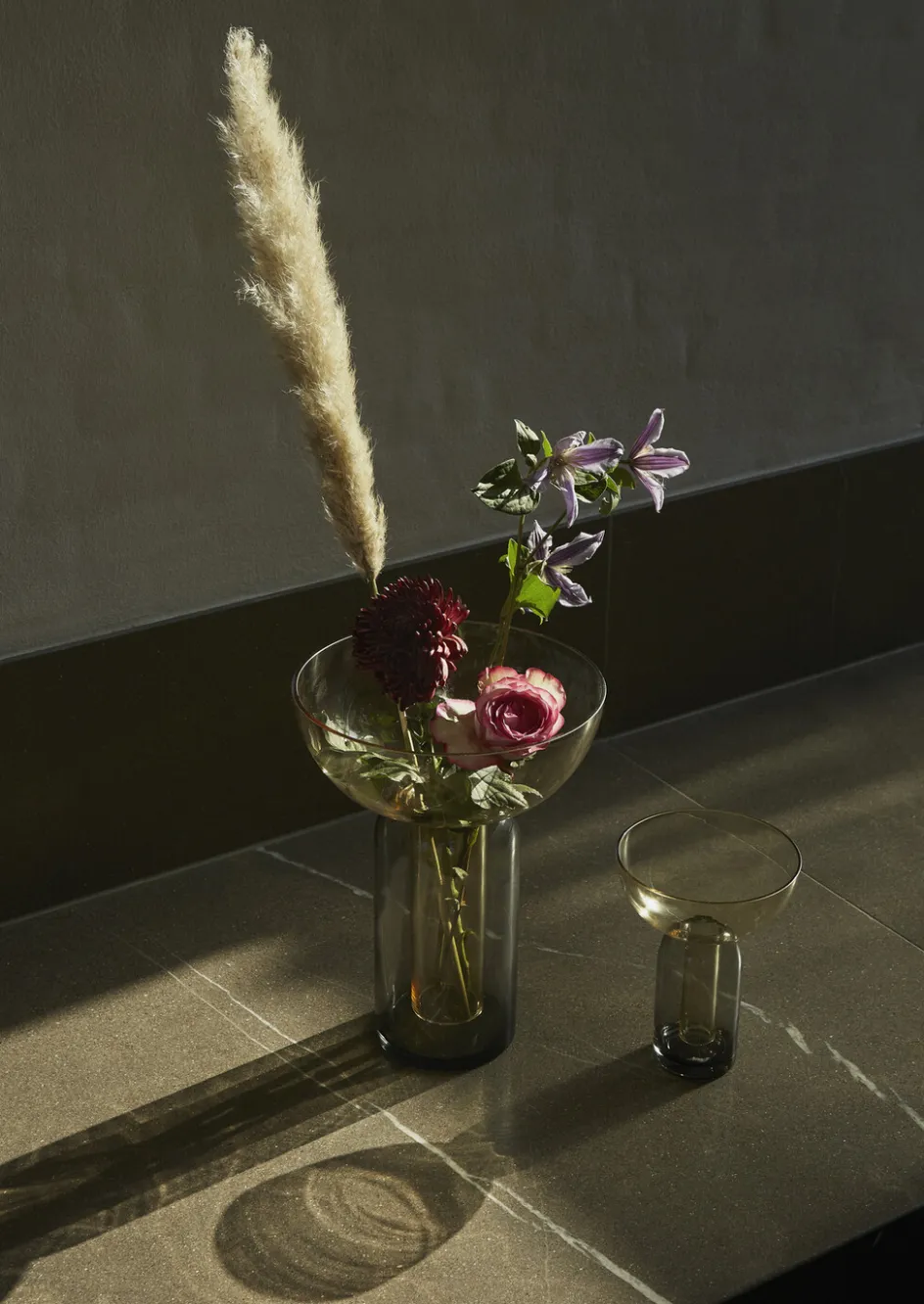 Best AYTM TORUS Vase H, Sort/Amber