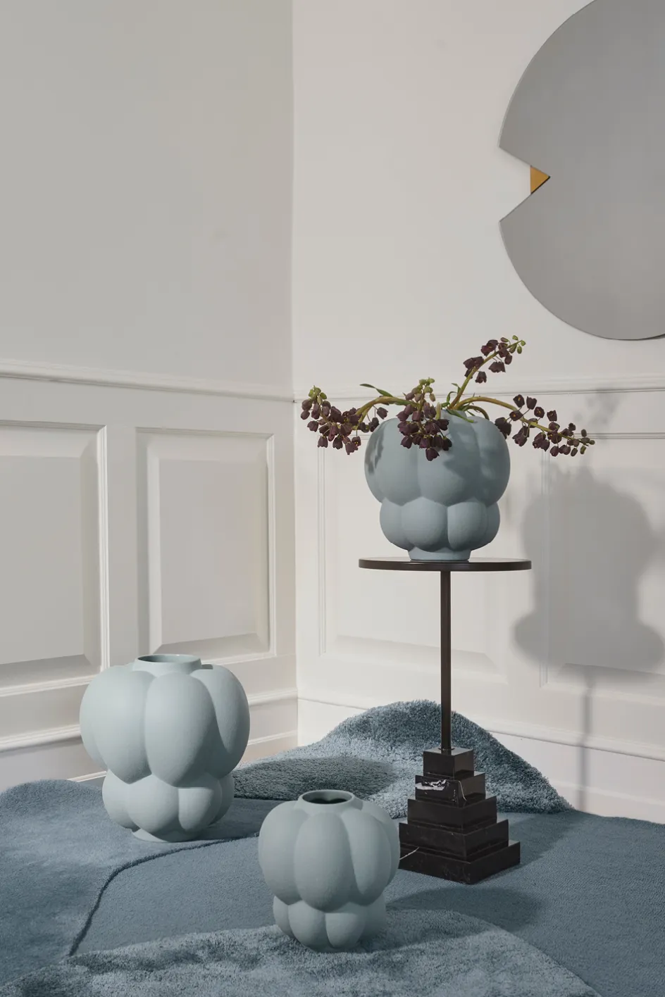 New AYTM UVA Vase H, Pale Mint