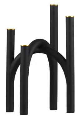 New AYTM ANGUI Lysestage H, Sort/Guld