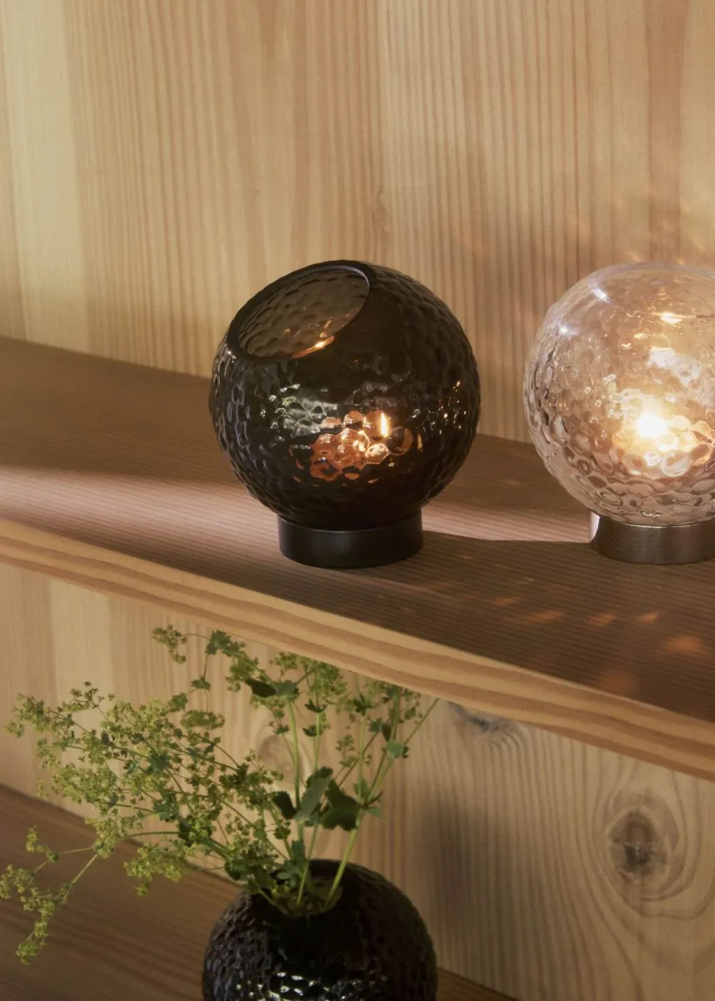Best GLOBE BUBBLES Fyrfadsstage H9,5 cm, Fyrfadsstager
