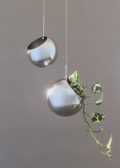 Best AYTM GLOBE Urtepotte Hængende H, Sølv