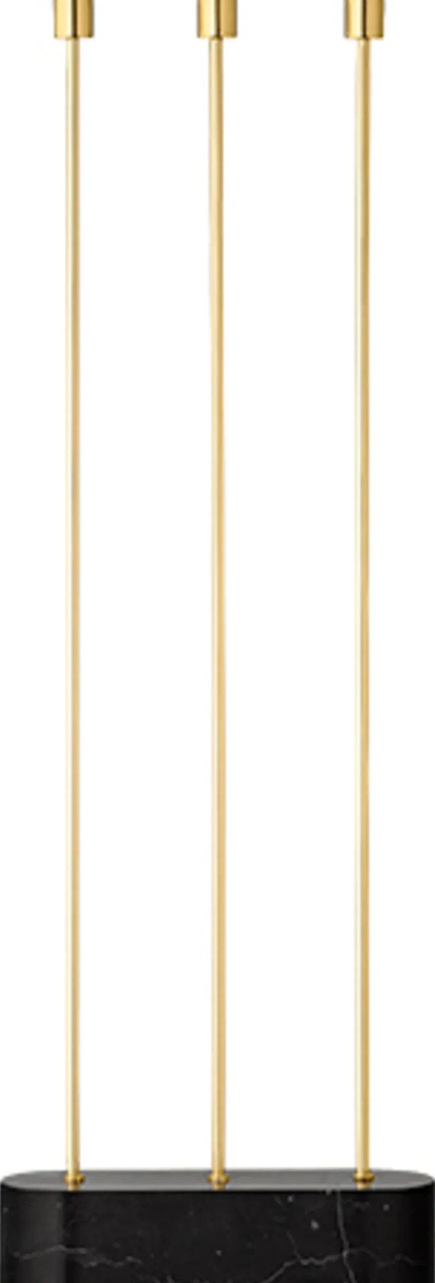 Clearance AYTM GRASIL Gulvlysestage H82 cm, Sort/Guld