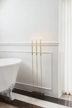 Clearance AYTM GRASIL Gulvlysestage H82 cm, Sort/Guld