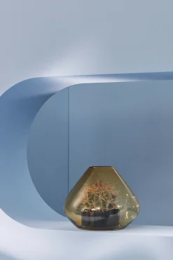 UNO Lanterne H21 cm, Amber Lanterner
