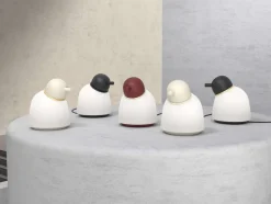 Outlet Belid Bird Bordlampe H21,5 cm, Sand/Messing