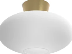 Best Belid Bullo XL Plafond ?38 cm, Messing/Opal