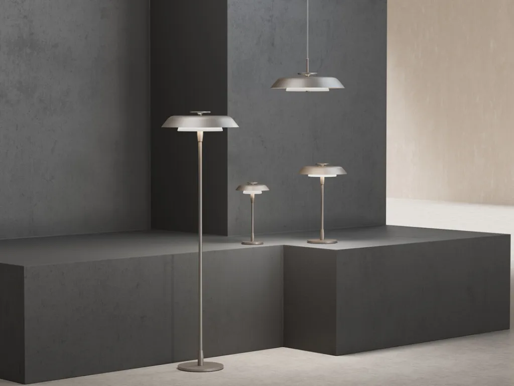 Belid Lamper Til Kontoret|Lamper Til Soveværelset > Horisont Bordlampe H, Metallic Champagne