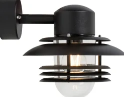 Belid Lamper Til Haven Og Terrassen|Udendørs Væglamper > Mira Væglampe Udendørs 23,5 cm, Sortstruktur