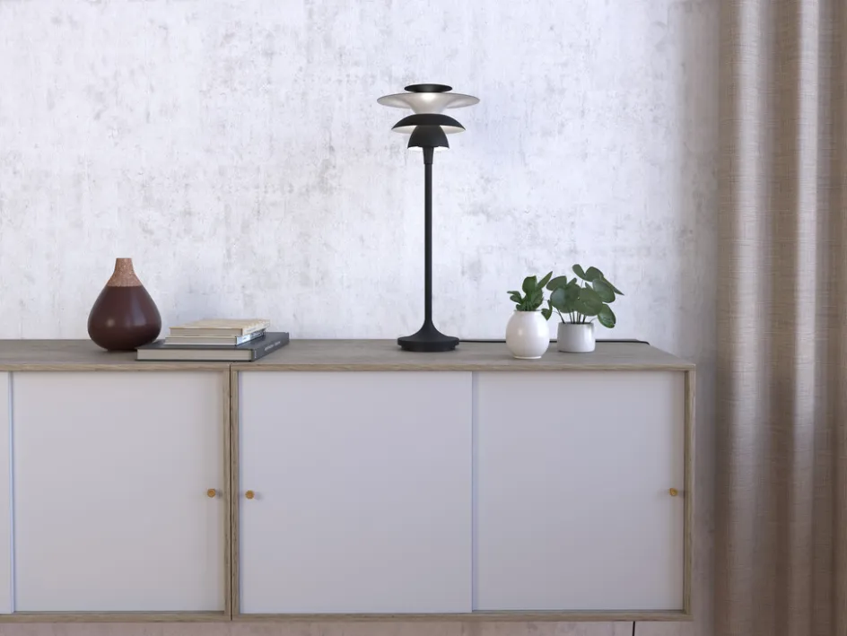 Clearance Belid Picasso Bordlampe H, Mat Sort