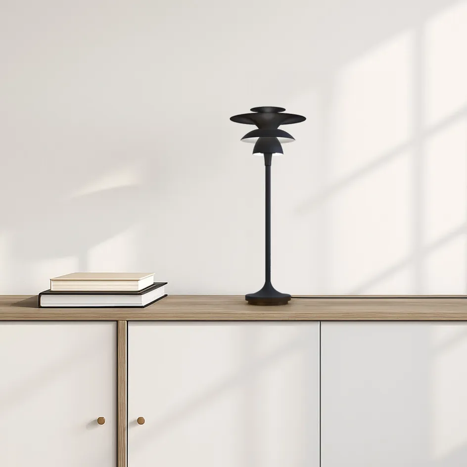 Clearance Belid Picasso Bordlampe H, Mat Sort