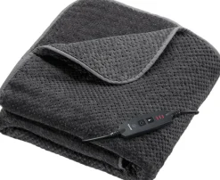 Outlet Beurer HD065DG Varmeplaid 130x180 cm, Mørkegrå