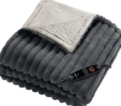 Clearance HD082ST Varmeplaid 130x180 cm, Grå Varmetæpper Og -Puder|Velvære