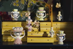 Clearance Lady With Hat Vase H50 cm, Pink Stue|Vaser