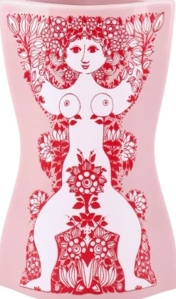 New Nina Vase H16,5 cm, Pink/Rød Vaser