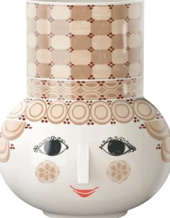 Bjørn Wiinblad Stue|Vaser > Olga Vase H35 cm, Sand