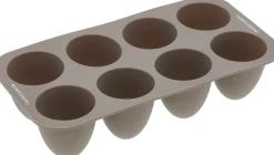 Blomsterbergs Bageforme > Flødebolleform Classic 8 stk, Latte