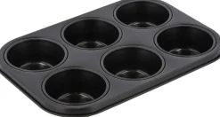 Clearance Muffinform til 6 stk, Stål Bageforme