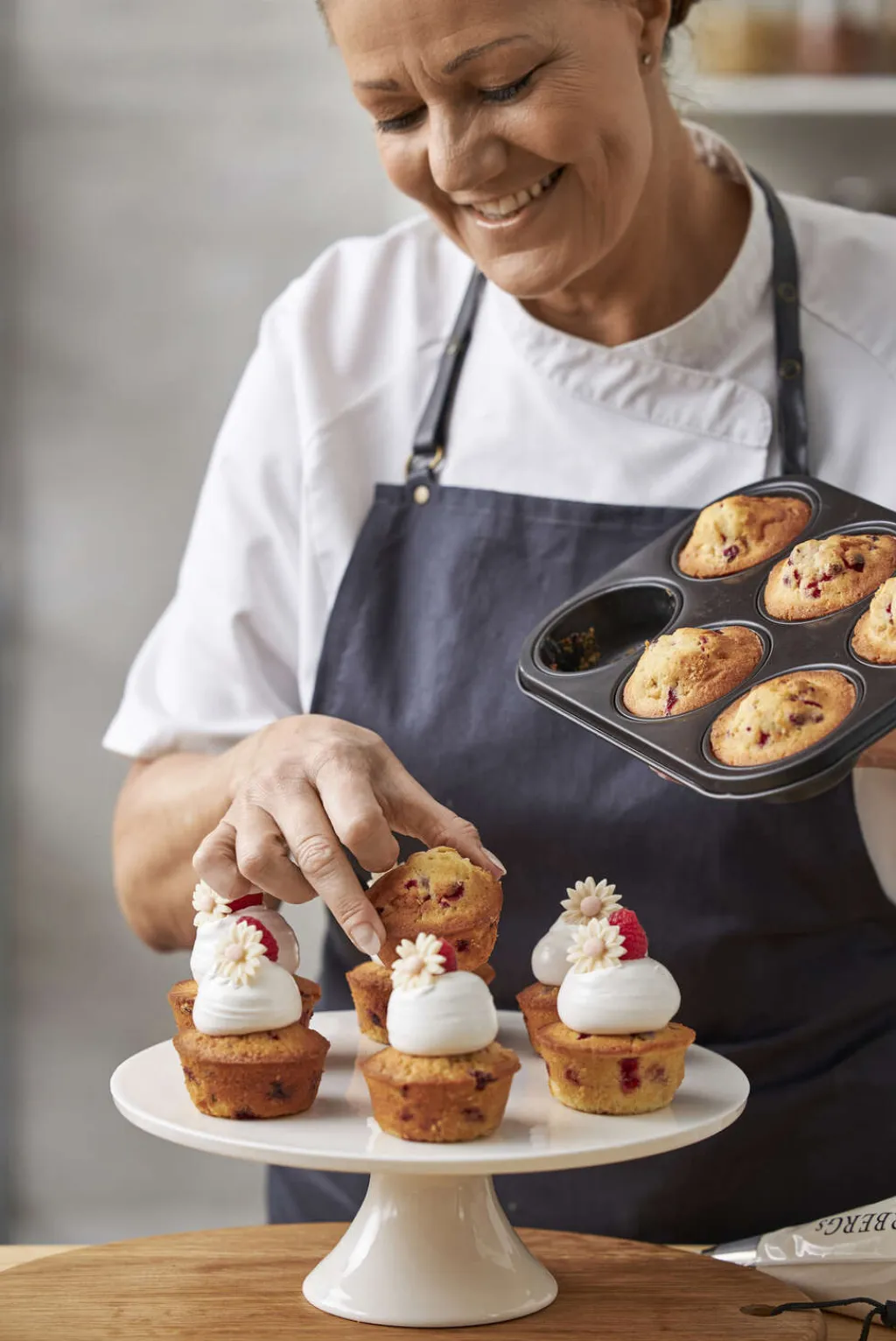 Clearance Muffinform til 6 stk, Stål Bageforme