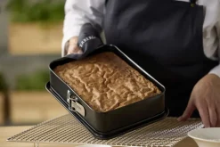 Discount Blomsterbergs Springform Rektangulær 28x20x6 cm, Rustfrit Stål