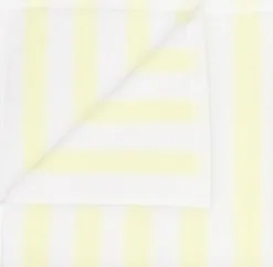 Clearance Blomus ARTO Håndklæde Tykke Striber 50x100 cm, Hvid/Transparent Yellow