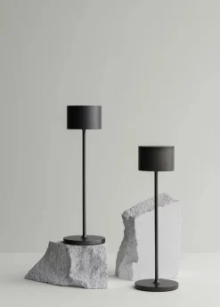 Blomus FAROL Trådløs Bordlampe LED H33 cm, Burned Metal