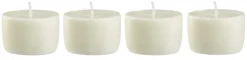 Blomus Duftlys|Stearinlys > FRABLE Genopfyldningslys 4 stk. ?5 cm,