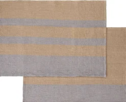 New Blomus GANO Viskestykker 2 stk. 50x70 cm, Indian Tan/Tradewinds