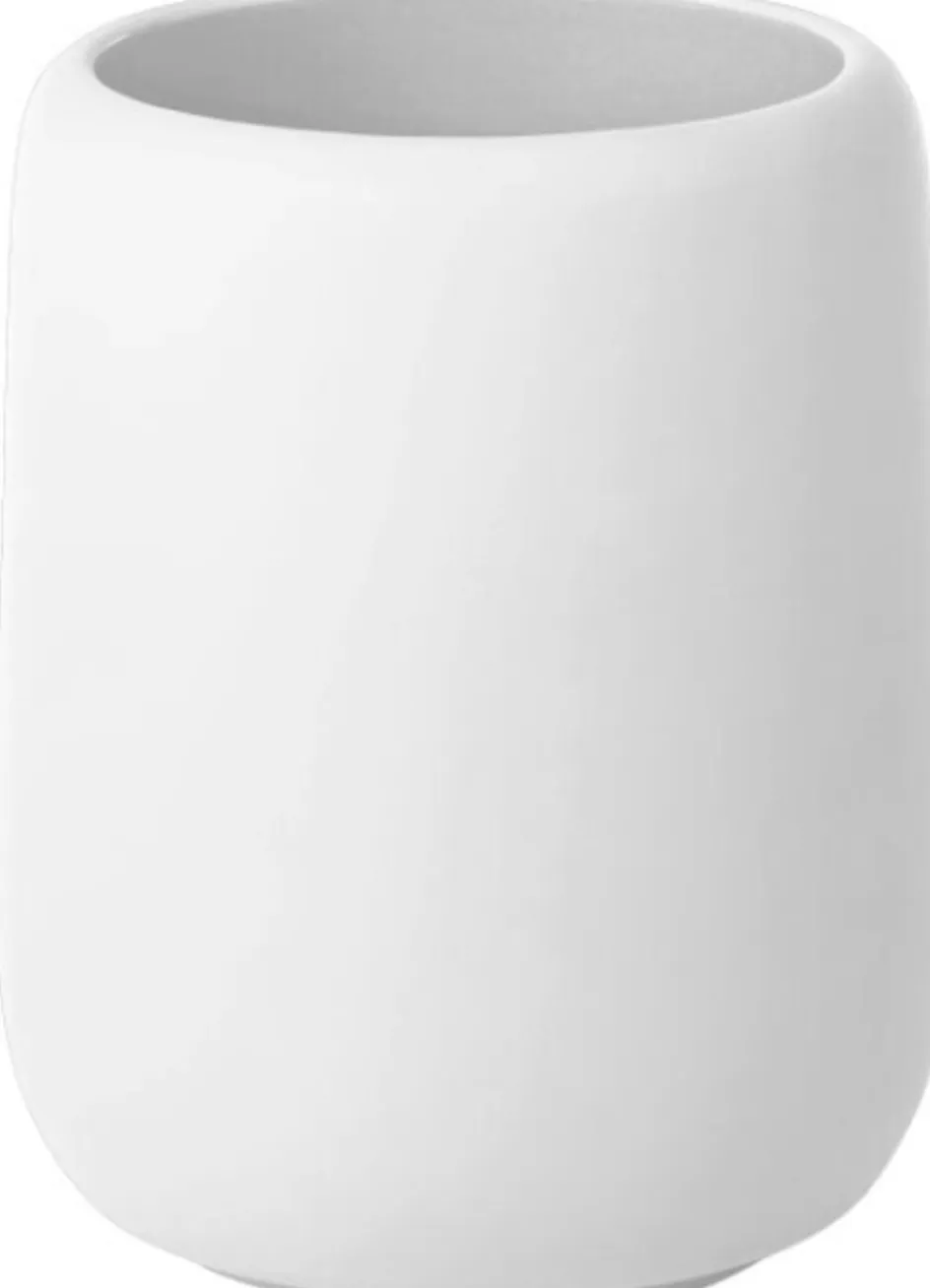 Hot Blomus SONO Tandbørstekrus H10,7 cm, Hvid