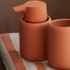 Best Blomus SONO Tandbørstekrus H10 cm, Amber Brown