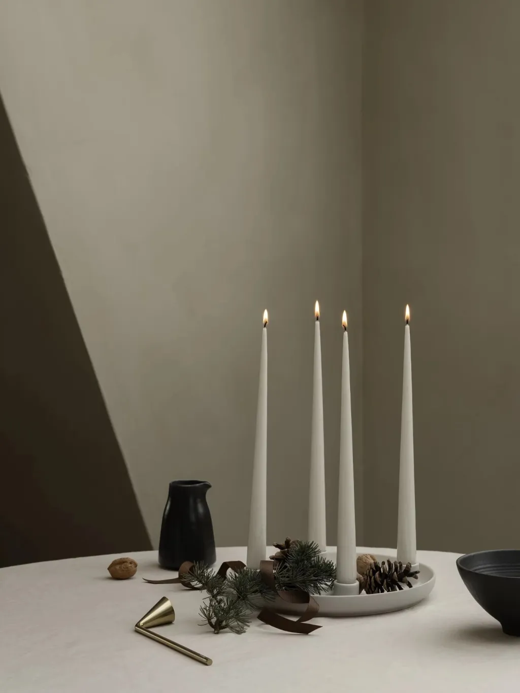 Blomus Lysestager > ADVENT Lysestage Ø27 cm,
