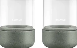 Discount Blomus CALMA Lanterne 2 stk. H9 cm, Agave Green