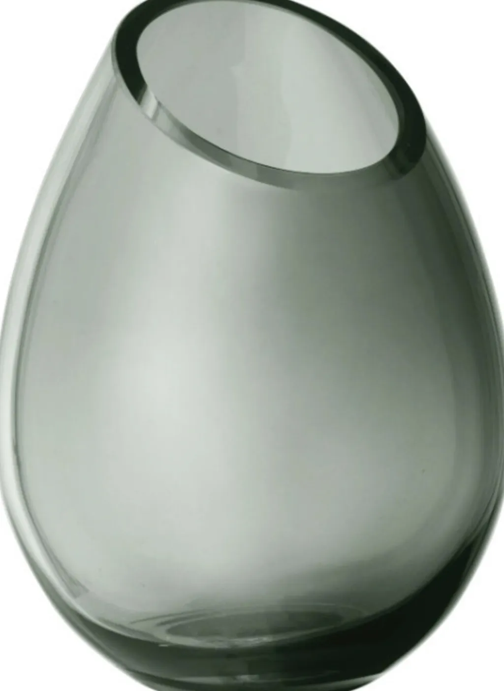 Best DROP Vase H, Smoke Stue|Vaser