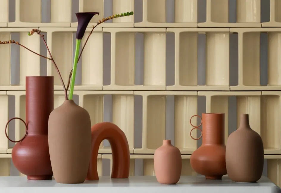 Online Blomus LOHA Vase H33 cm, Brandy Brown
