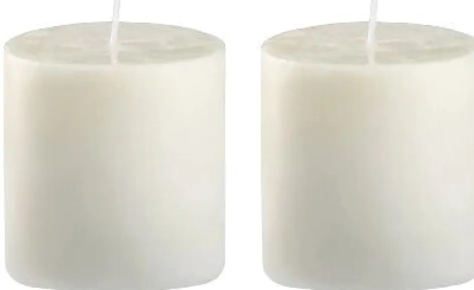 Discount Blomus VALOA Summer Refill Stearinlys 2 Stk. H7,5 cm, Hvid