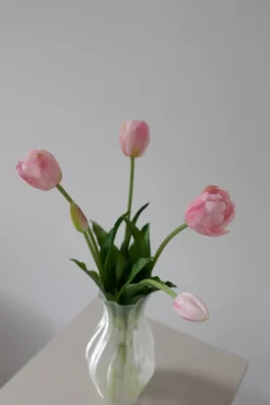 BLOOM OBJECTS Stue > Kunstige Fyldte Tulipaner Buket 40 cm,