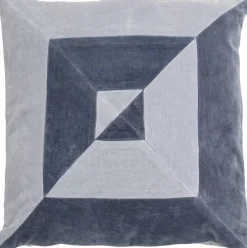 Outlet Aban Pude 45x45 cm, Blå Soveværelse|Puder Og Betræk