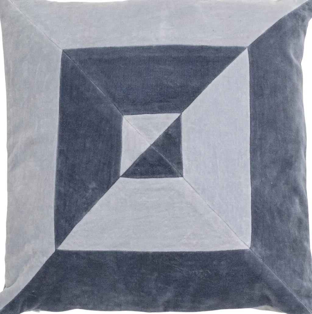 Outlet Aban Pude 45x45 cm, Blå Soveværelse|Puder Og Betræk