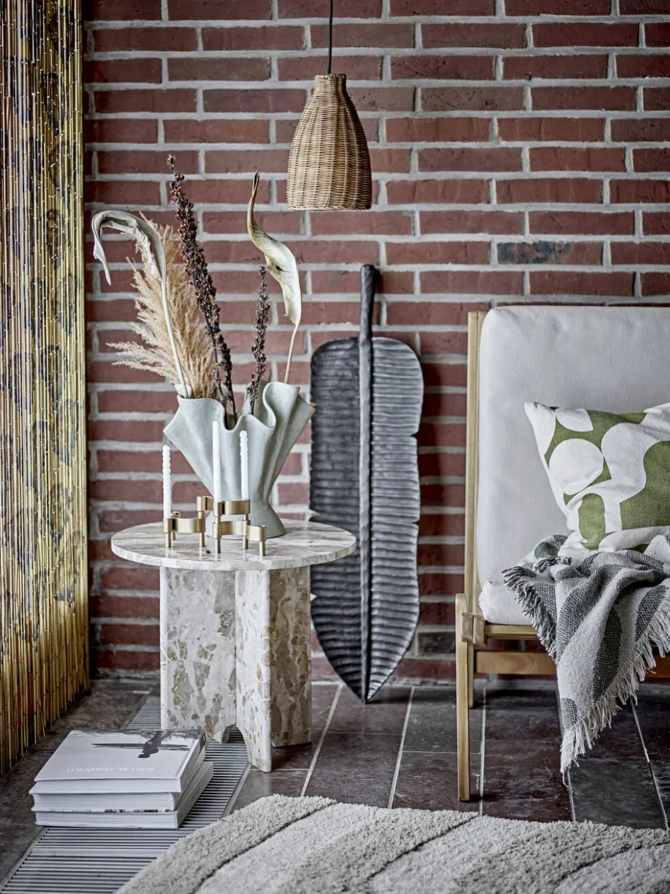 Hot Bloomingville Alk Plaid 130x160 cm, Grøn