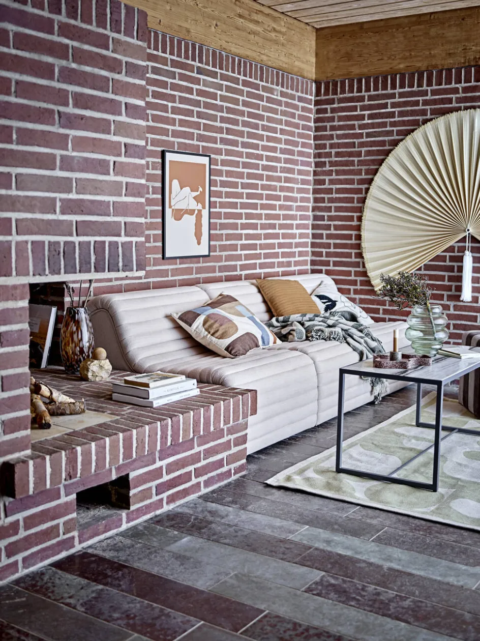 Hot Bloomingville Alk Plaid 130x160 cm, Grøn