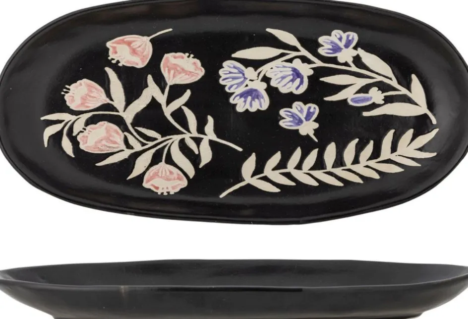 Sale Bloomingville Amberly Serveringsbakke , Sort
