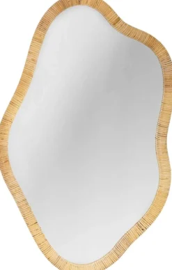 Best Bloomingville Ashlie Vægspejl 50x80 cm, Rattan