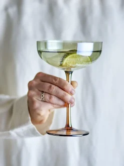 Bloomingville Drinksglas|Drinksglas > Aston Cocktailglas 4 stk. 32,5 cl, Bronze