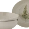 Bloomingville Bea Dyb Tallerken 4 stk. Ø21 cm, Natur