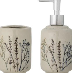 Bloomingville Badeværelse > Bea Sæbedispenser & Krus, Natur