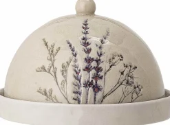 Best Bloomingville Bea Smørboks 15 cm, Rund, Natur