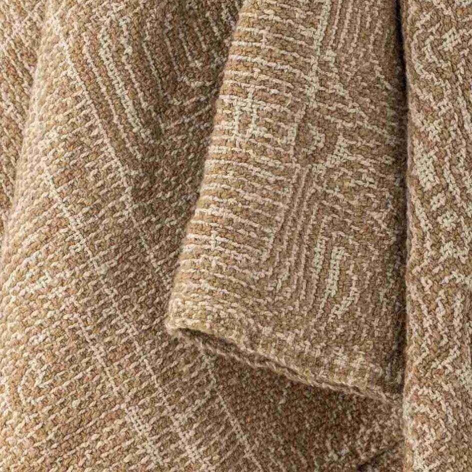 Clearance Bloomingville Bresso Plaid 130x160 cm, Brun