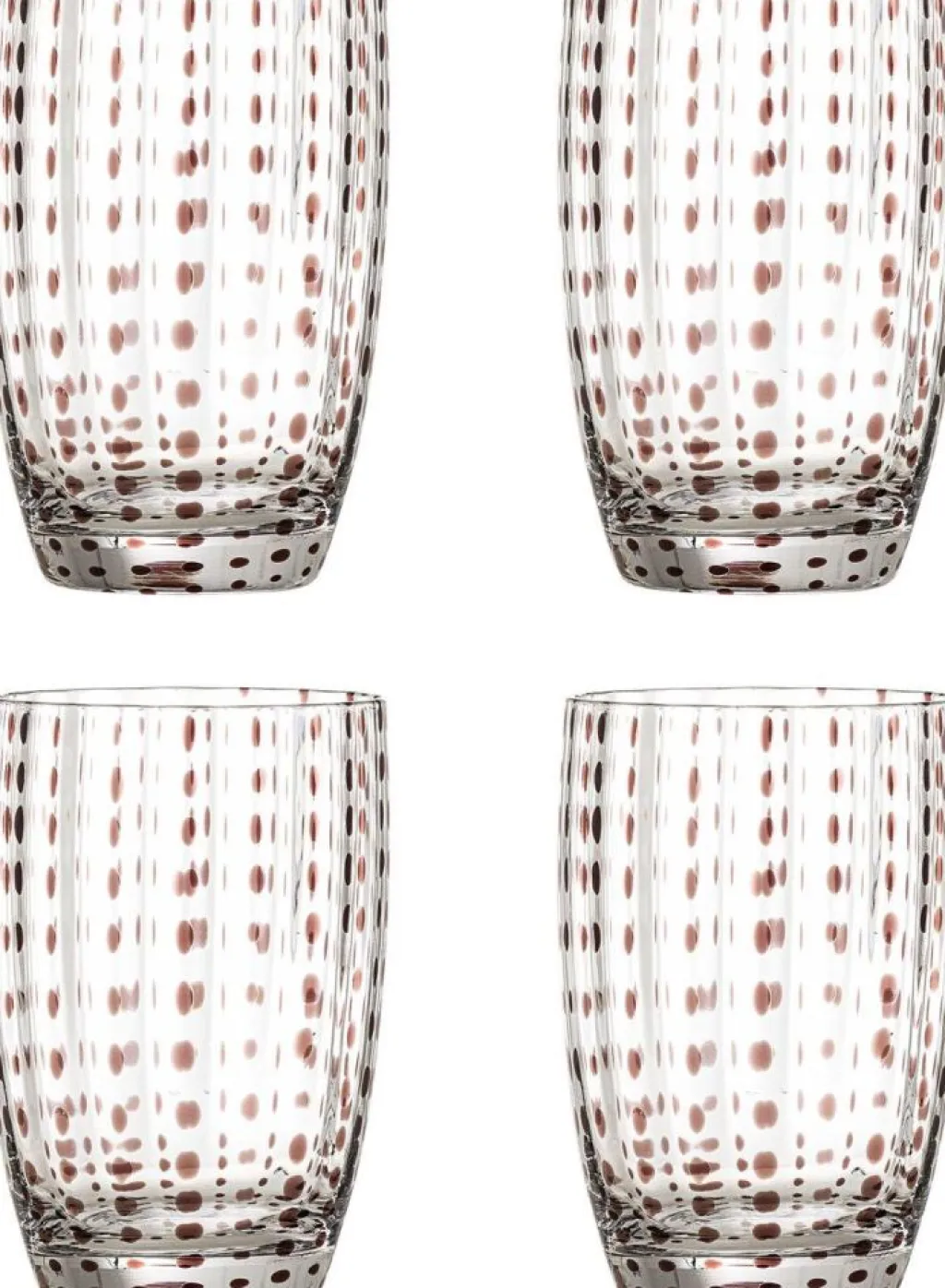 Bloomingville Vandglas > Brinley Drikkeglas 4 stk. 35 cl,